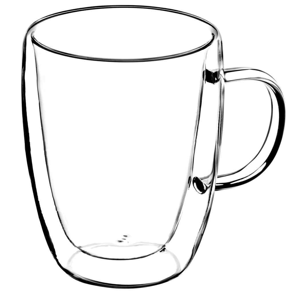 Bicchieri termici KADAX per caffè, tè, latte macchiato, tazze a doppia parete da 350 ml, confezione da 6 pezzi