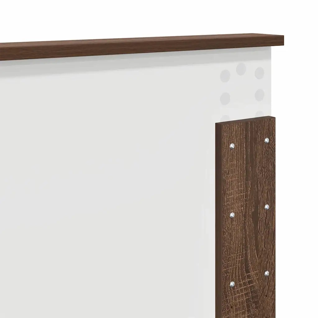 Testiera-Testata-Testiera Decorativa Rovere Marrone 140 cm Legno multistrato 218479