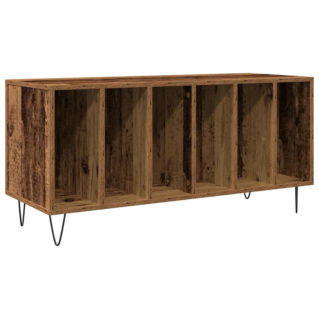 Mobile porta vinili Legno vecchio 100 x 38 x 48 cm CFW1626789