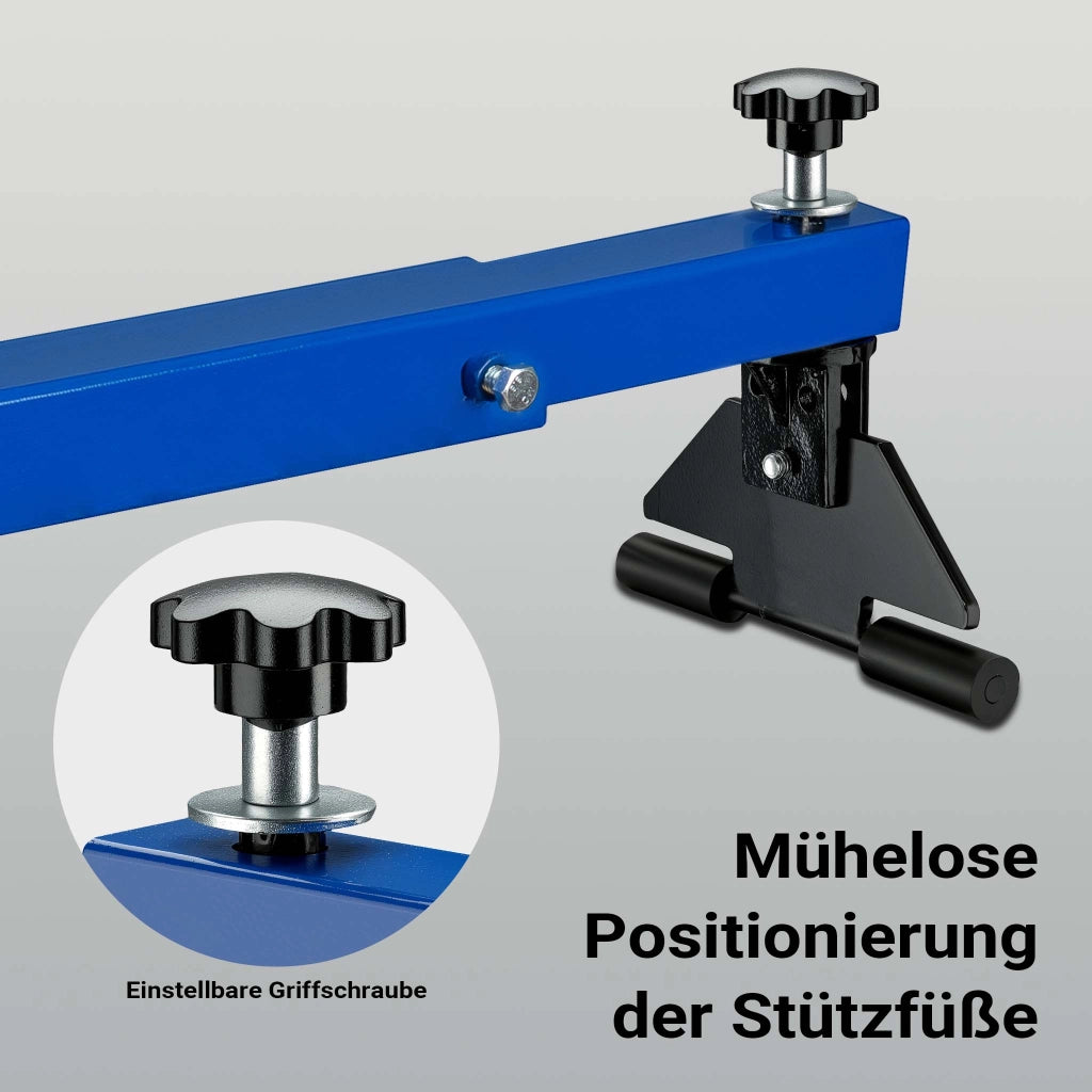 Ponte motore con portata max di 300 kg, traversa per sollevamento per riparazioni di motori