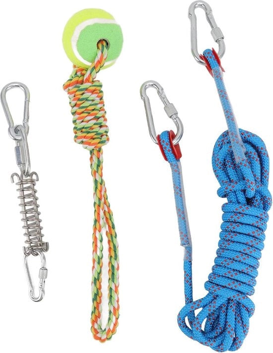 Tiraggio Bungee per Cani - Asta di Tiro Flessibile per Cani di Taglia Media per Monitoraggio e Tracciamento con GPS.