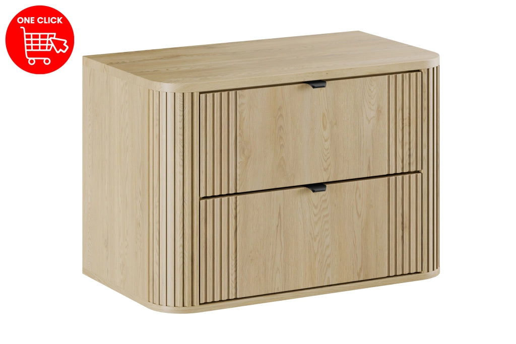 Set mobili bagno 80 cm con piano Ovalia Cremona 80 cm