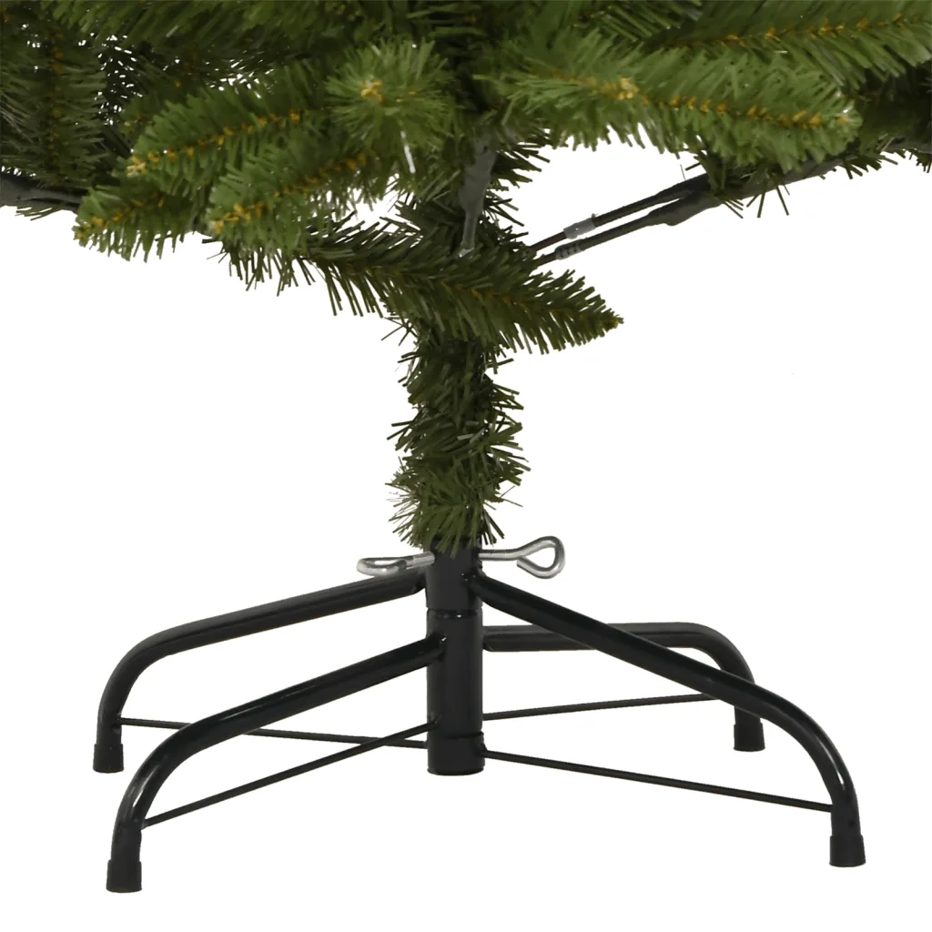 Albero di Natale | Decorazioni natalizie Artificiale Incernierato con Base Verde 240 cm