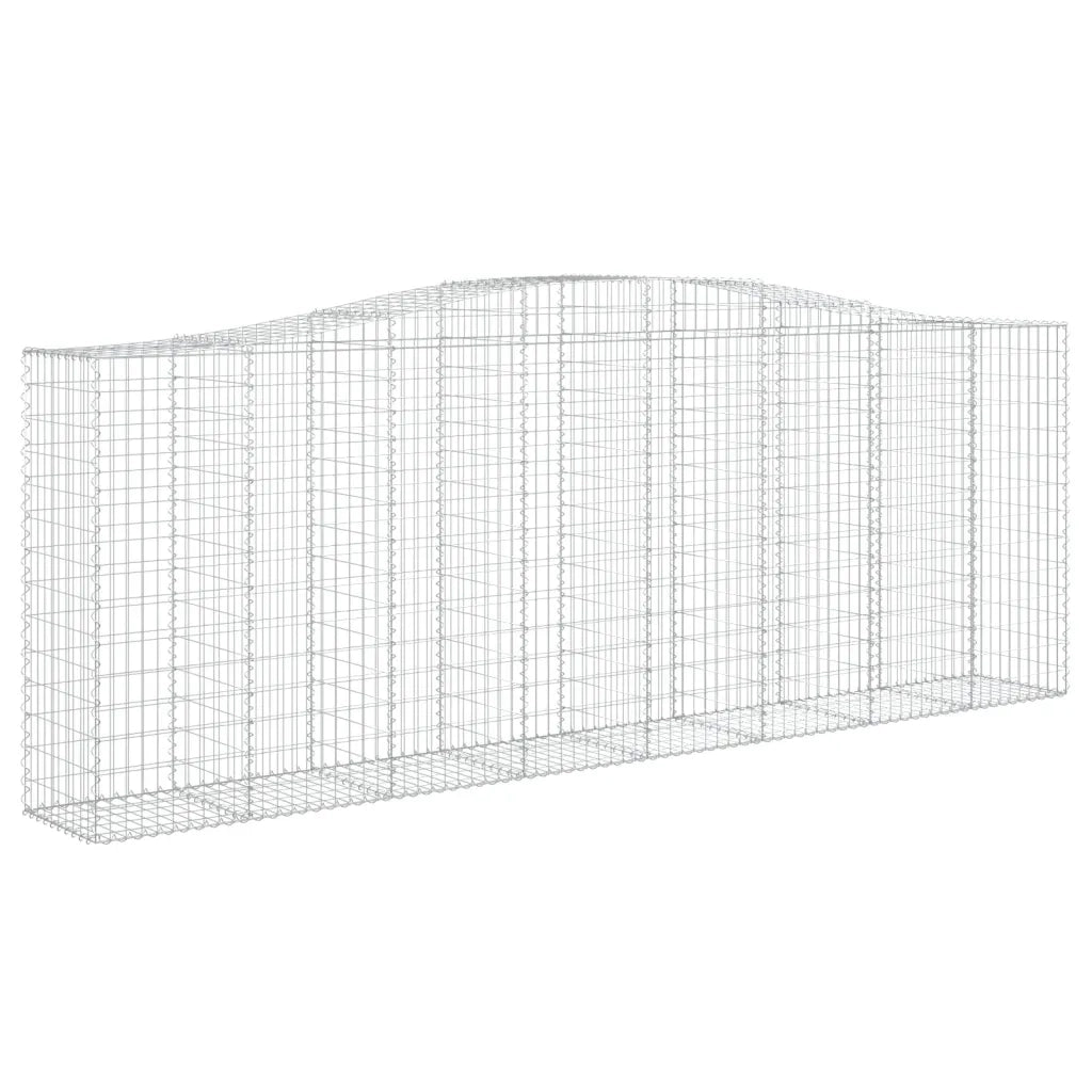 Cesti Gabbioni ad Arco 6 pz 400x50x140/160 cm Ferro Zincatocod mxl 123948