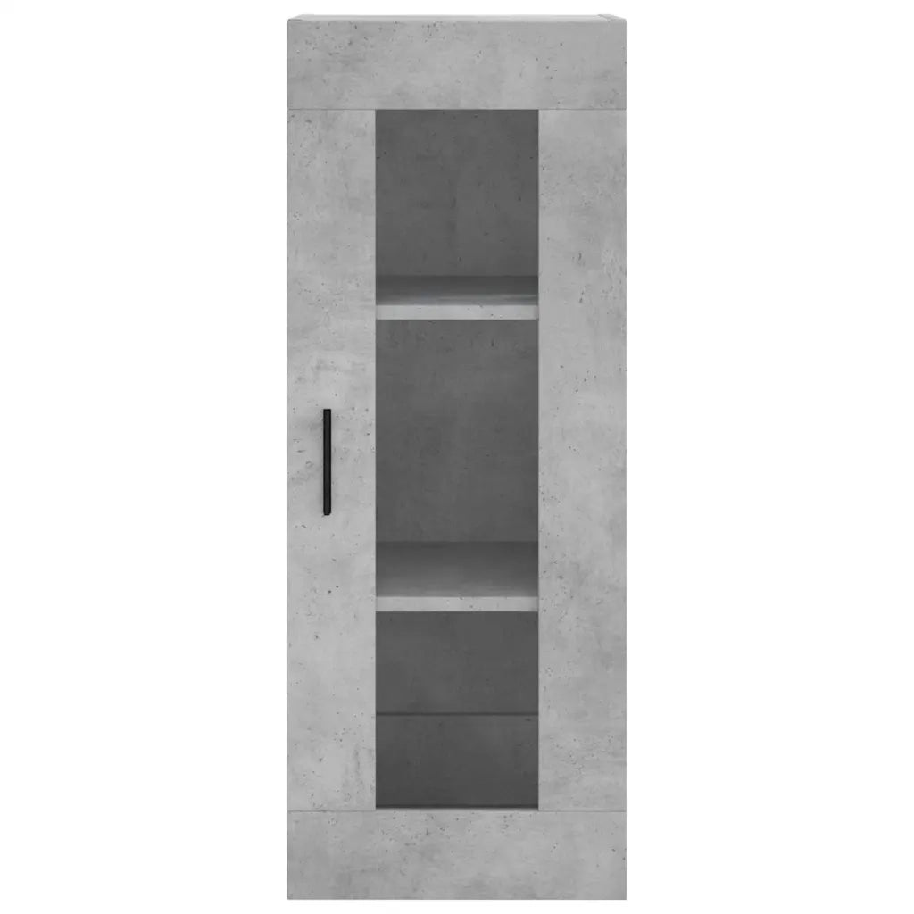Credenza Grigio Cemento 34,5x34x180 cm in Legno Multistrato 3199189