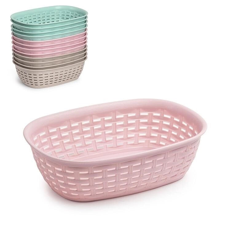 1 Pezzo Cestino Multiuso Cucina o Bagno 25,5 x 18 x 7,3 cm Vari Colori