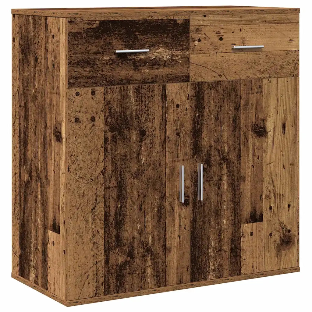 vidaXL Credenza Legno vecchio 79 x 38 x 80 cm Legno multistrato