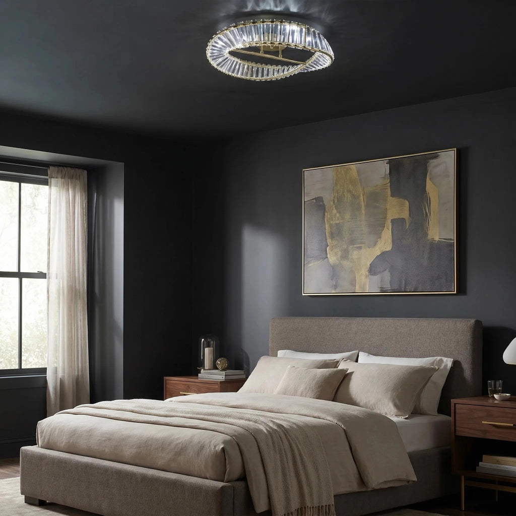 Lampada Da Soffitto Led Swe095-c 50cm Gold