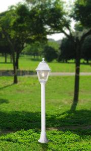 ALBA PALO 100 CM 1 LUCE ATTACCO E27 BIANCO IP55