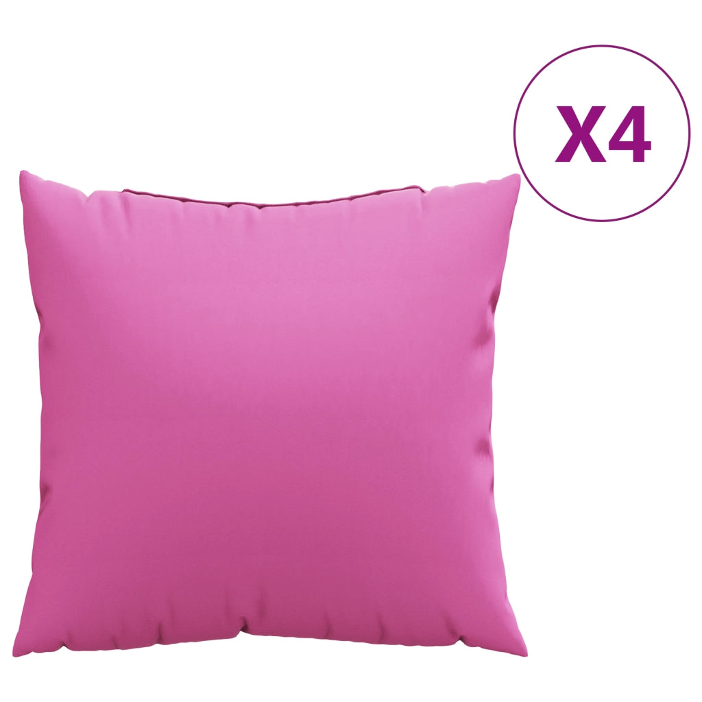 Fodere per cuscini 4 pz Rosa 60x60 cm Tessuto
