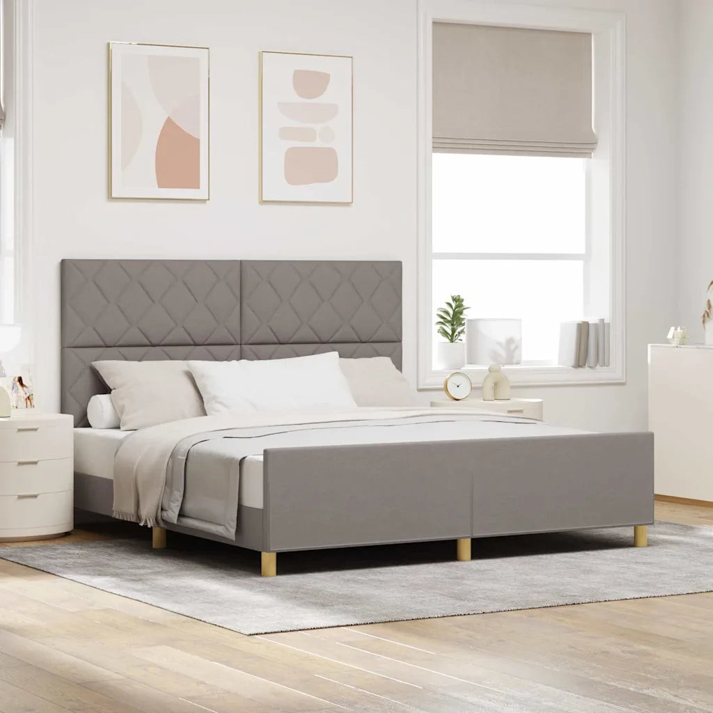 Struttura del letto con testiera Talpa 180 x 200 cm Tessuto 3344827
