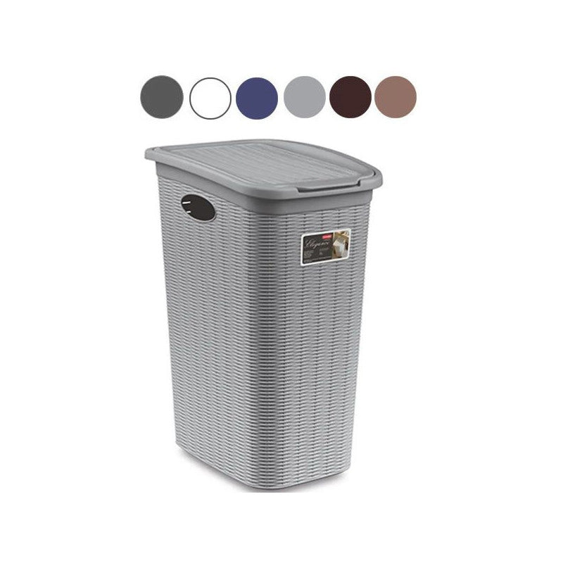 Portabiancheria Elegance Slim Grigio 36 Stefanpl