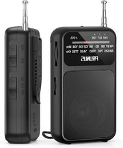 Radio Portatile J-555 Batteria Ricaricabile 800mAh - Radio Portatile Nero