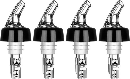 Schenco automatico 4 in 1 per bottiglie - Misura automatica - Materiale plastico - Adatto per bottiglie di vino e birra - Servizio preciso - Facile da usare - Dispensatore automatico di liquidi