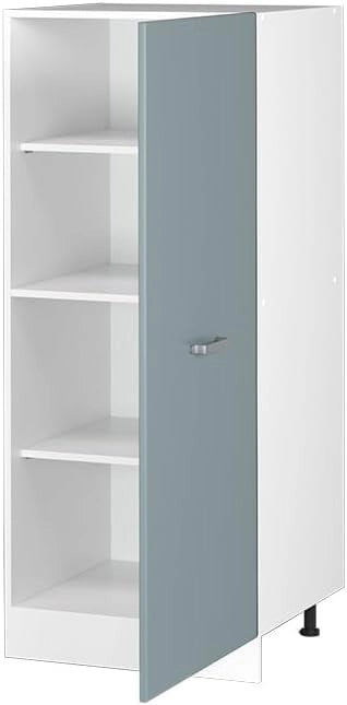 mobile cucina dispensa R-Line, Grigio-blu, 60 cm, per la libera combinazione all'interno di sistemi cucina modulari