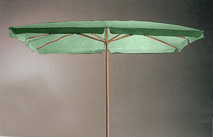 ombrellone in legno cm. 200x300-6-48 verde cod:ferx.5490