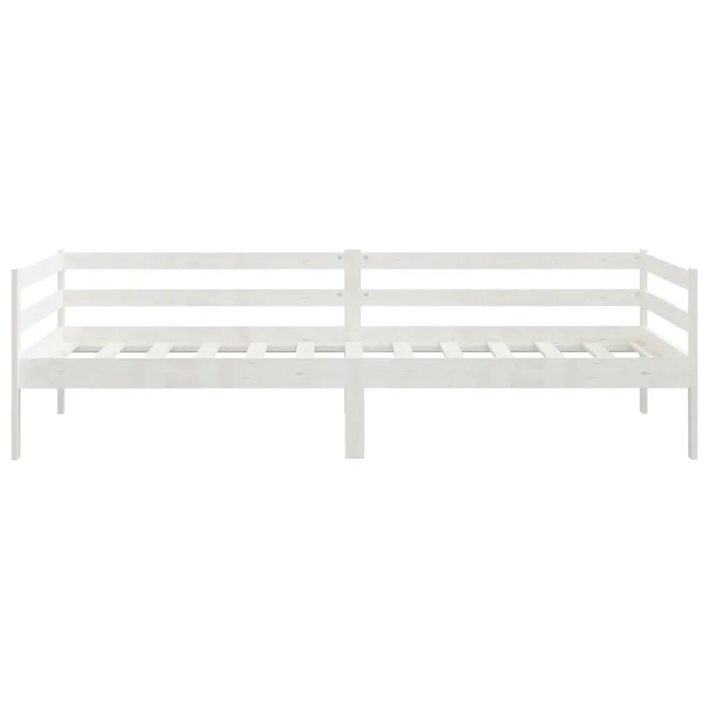 Dormeuse Bianca in Legno Massello di Pino 90x200 cm 806931