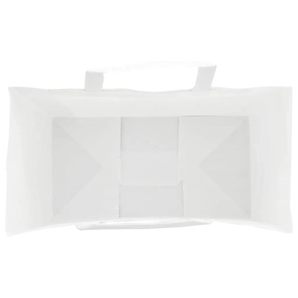 Sacchetti di Carta 250 pz con Manici Bianchi 32x17x44 cm 4101846