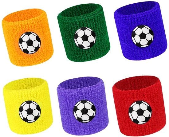 Bende di Suda per Sport - 6 Pezzi - Felpa di Cotone - Ideale per Calcio e Tennis - Adatta a Tutti