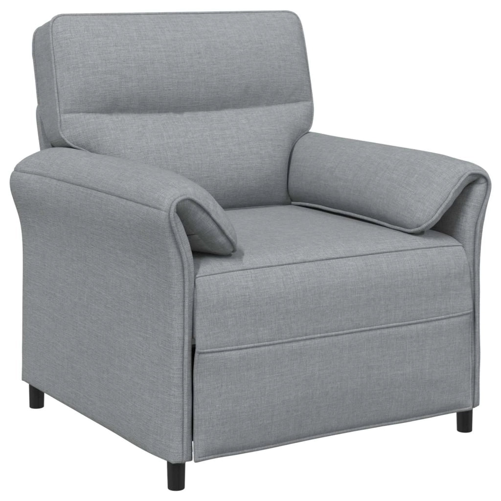 Set di divani 2 pz Grigio Chiaro Tessuto 3424871