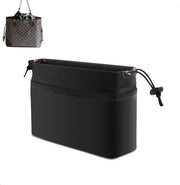 Organizzatore di borsa con contenitori interni e sacchetto interno impermeabile, nylon nero