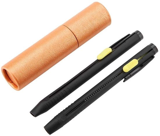 Stifmeccaniche per segnare 20 pezzi - Materiale plastico - Senza residui di polvere - Meccanismo di stilo regolabile - Marcature cristalline - Maniglia comoda - Stilografici in gesso