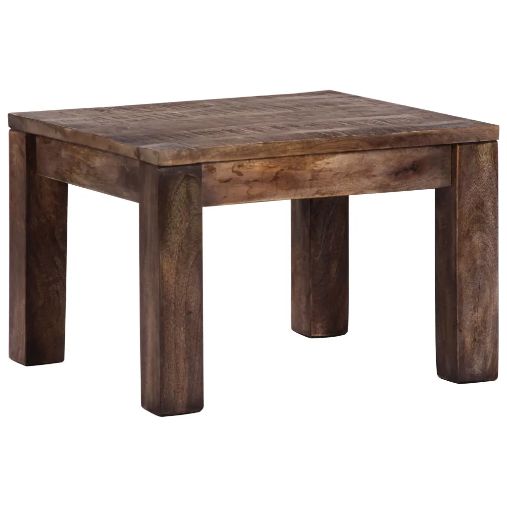 Tavolino da CaffÃ¨ 50x50x35 cm Legno Massello di Mango cod mxl 18027