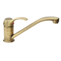 Miscelatore per bagno o cucina bronzato completo con canna bassa