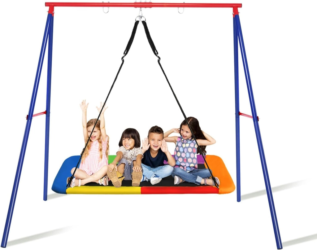 Struttura per altalena per bambini, struttura per altalena singola, resistente alle intemperie, per altalena per bambini, da giardino, portata fino a 150 kg