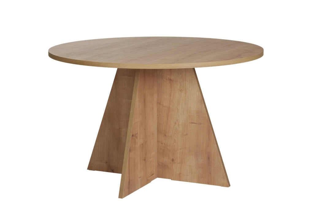 Tavolo da pranzo in legno "Virella" - 120 x 120 x 75 cm - Rovere Zaffiro