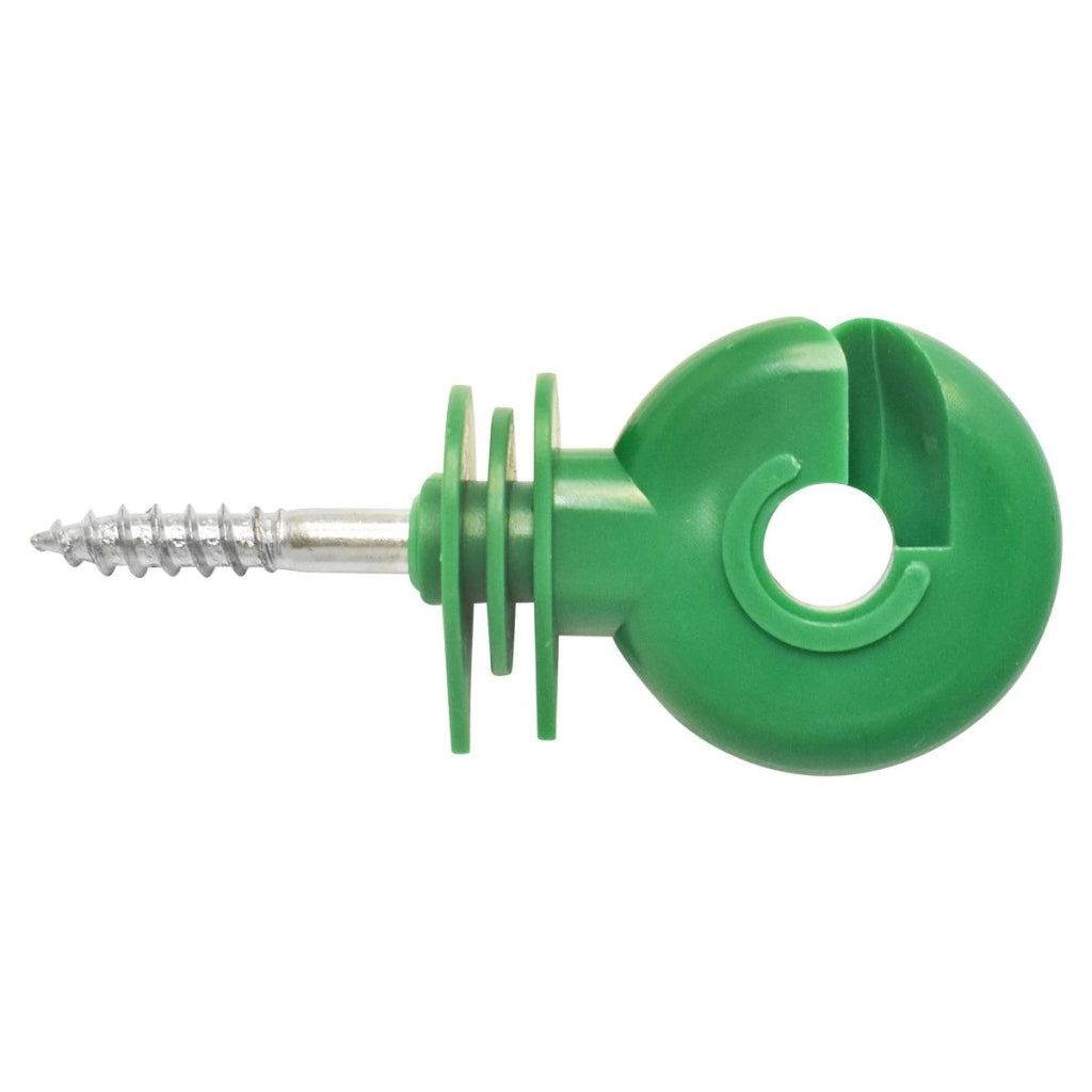 Isolatori ad Anello per RECINTO ELETTRICO Ø5.2mm 80x35mm per Pali in Legno recinzioni elettriche Mezofarm