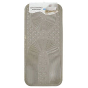 Trade Shop - Tappeto Antiscivolo Per Vasca Da Bagno Doccia Tortora 42x90cm Rettangolare 87554 -