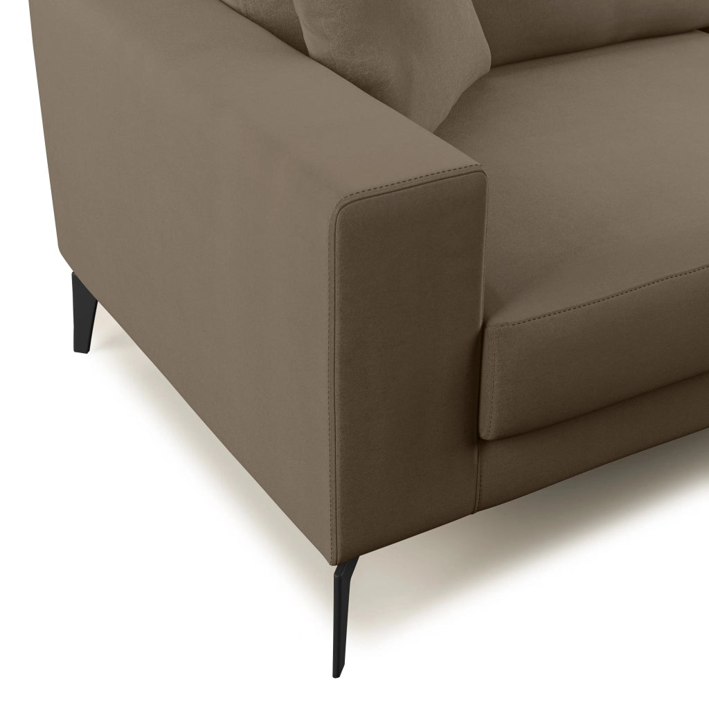 Prestige Divano design moderno T11 146 cm marrone