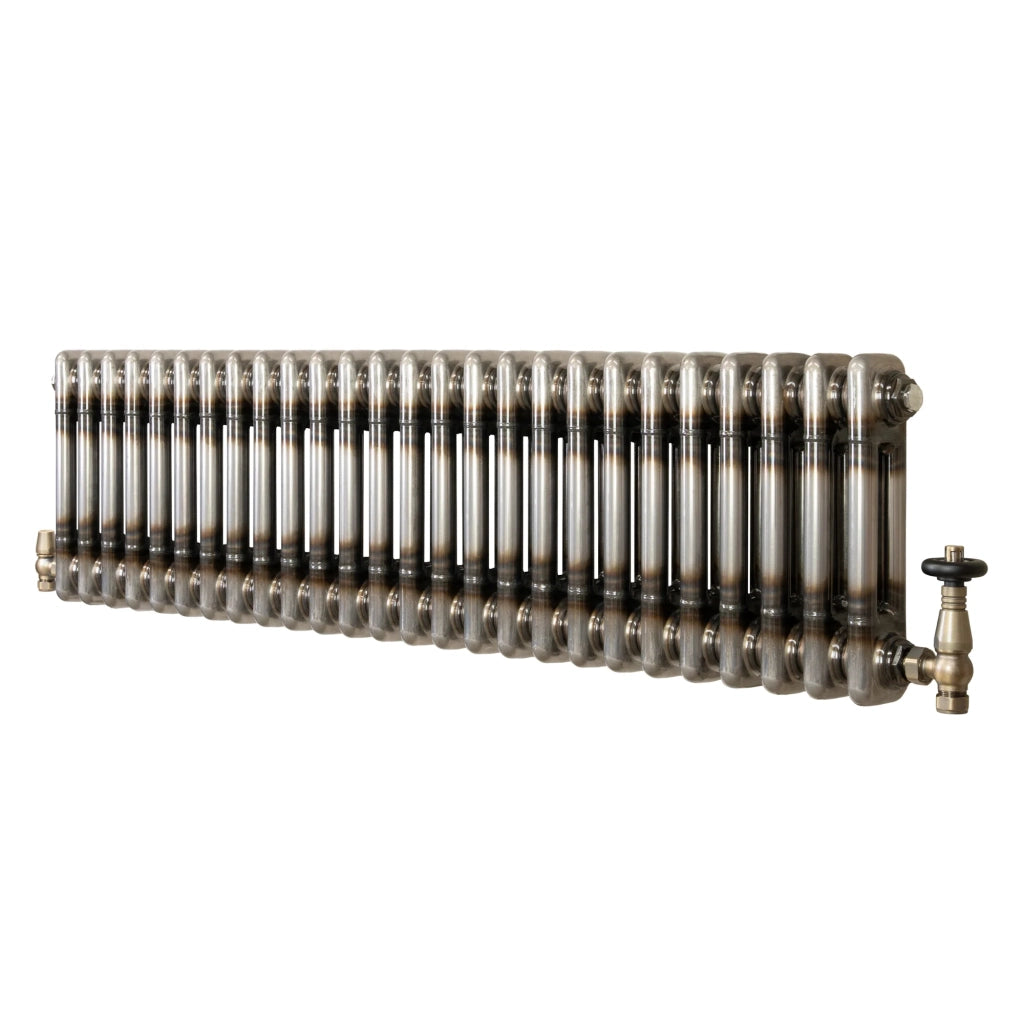 Radiatore 2 Colonne Orizzontale Metallo Grezzo 300 x 1190 mm TRV