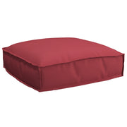 Cuscino per Pallet Rosso Vino 50x50x12 cm Tessuto Oxford