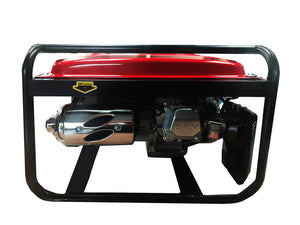 Generatore di Corrente  2,2kW  con Motore a Benzina 4 Tempi 2 prese 230V 7.0 PS Avviamento a Strappo