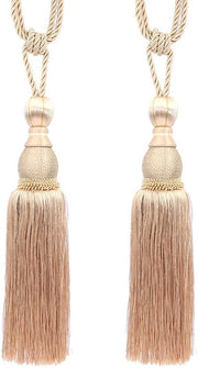Accessori decorativi per tende - Clip per tenda - Supporto per tenda - Muurbevestigamento - Totale lunghezza 77 cm - Clip per tenda