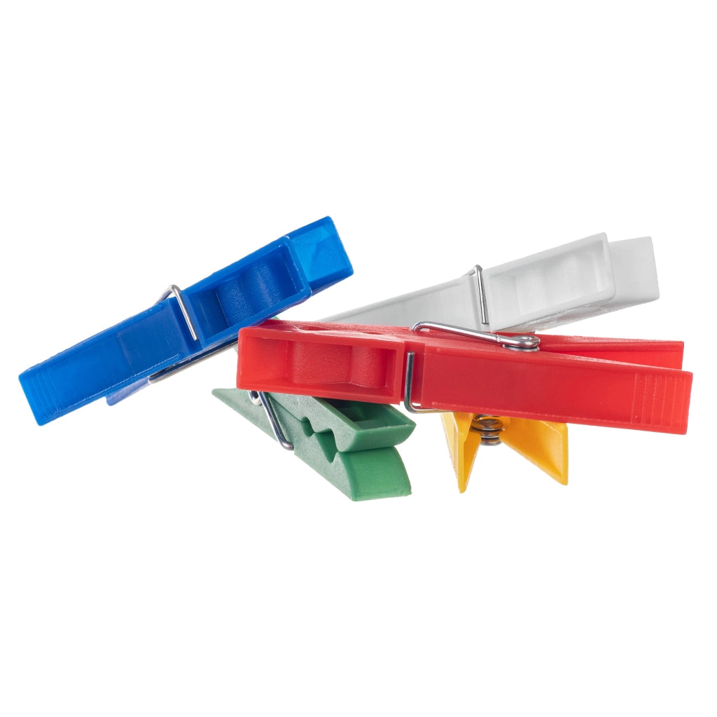 Mollette per bucato KADAX, ferma-panni, colorate, resistenti, 20 pezzi