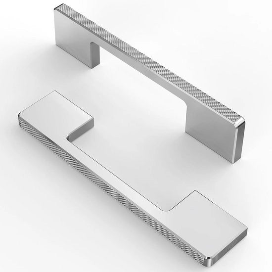 Grepa per mobili a cromatura - 128 mm - 10 pezzi