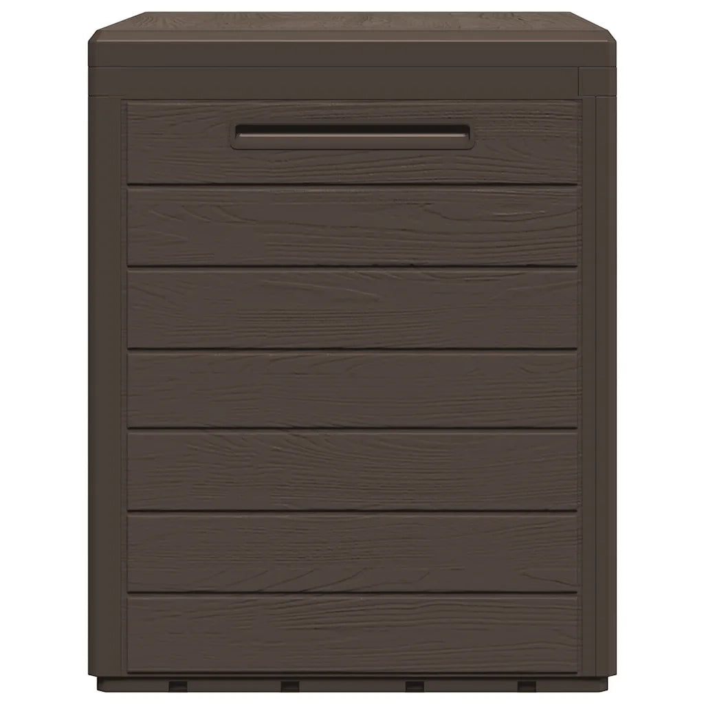 Baule da Giardino Marrone 58,5x46x55 cm in Polipropilene 152194