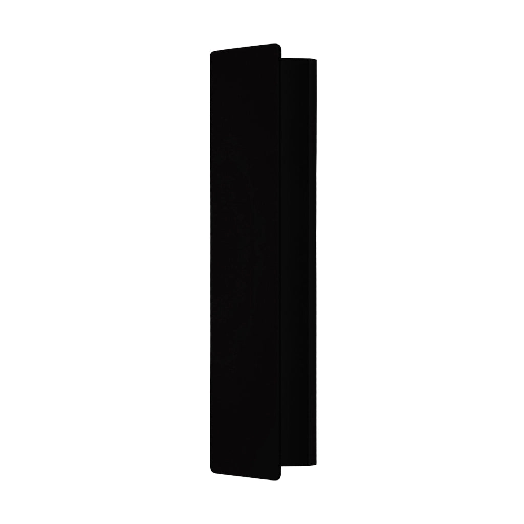 Applique Moderna Zubialde Alluminio Nero Luce Led Integrato 12W