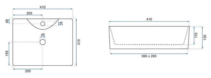 Lavabo Da Appoggio Rea Kelly Mini