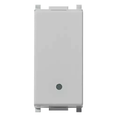 VIMAR PLANA - PULSANTE 1P NO 10A SILVER