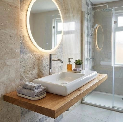 Lavabo appoggio 80x42 cm LA33 - Bianco