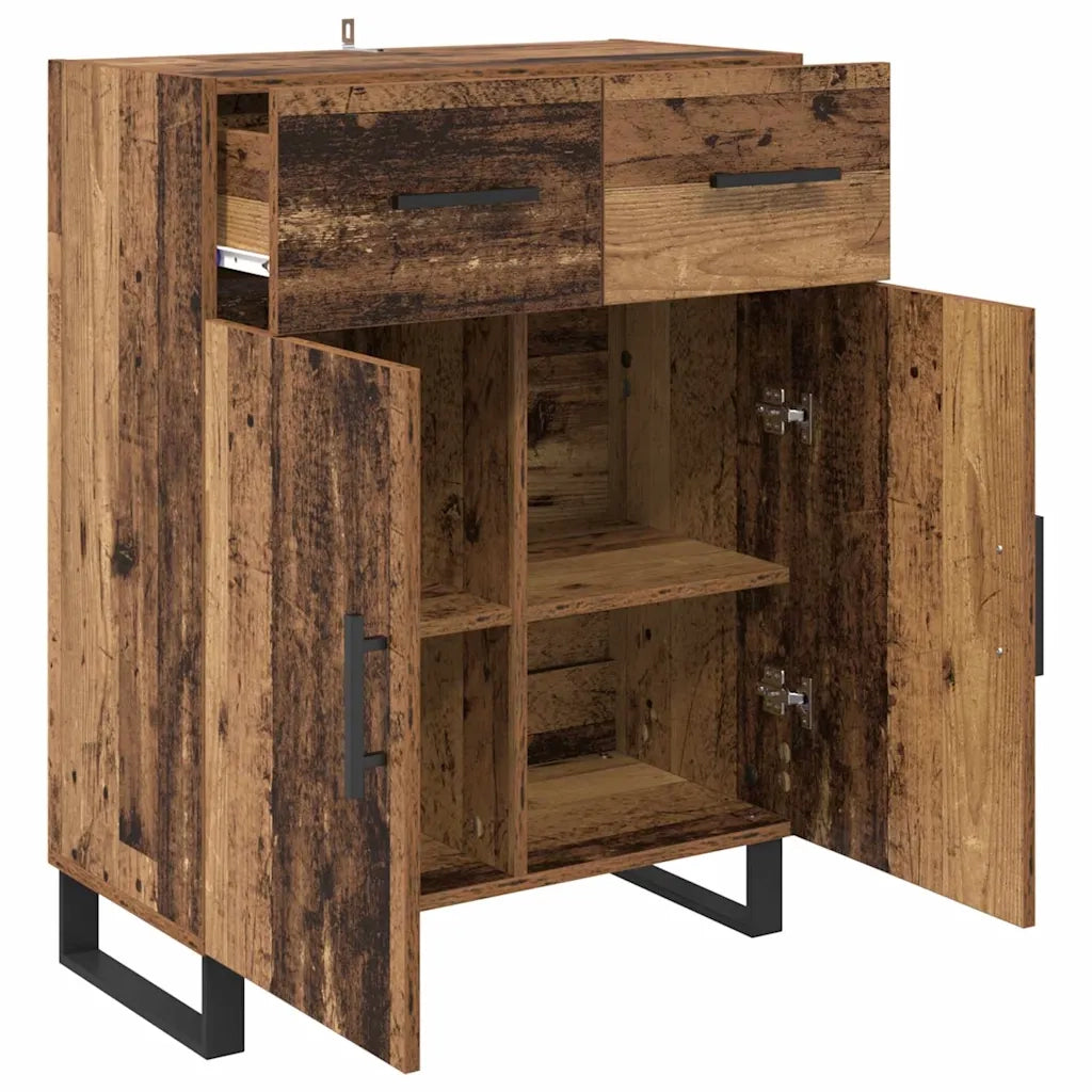 Credenza-Buffet-Armadio da cucina Legno vecchio 69,5 x 34 x 90 cm Legno multistrato 779018