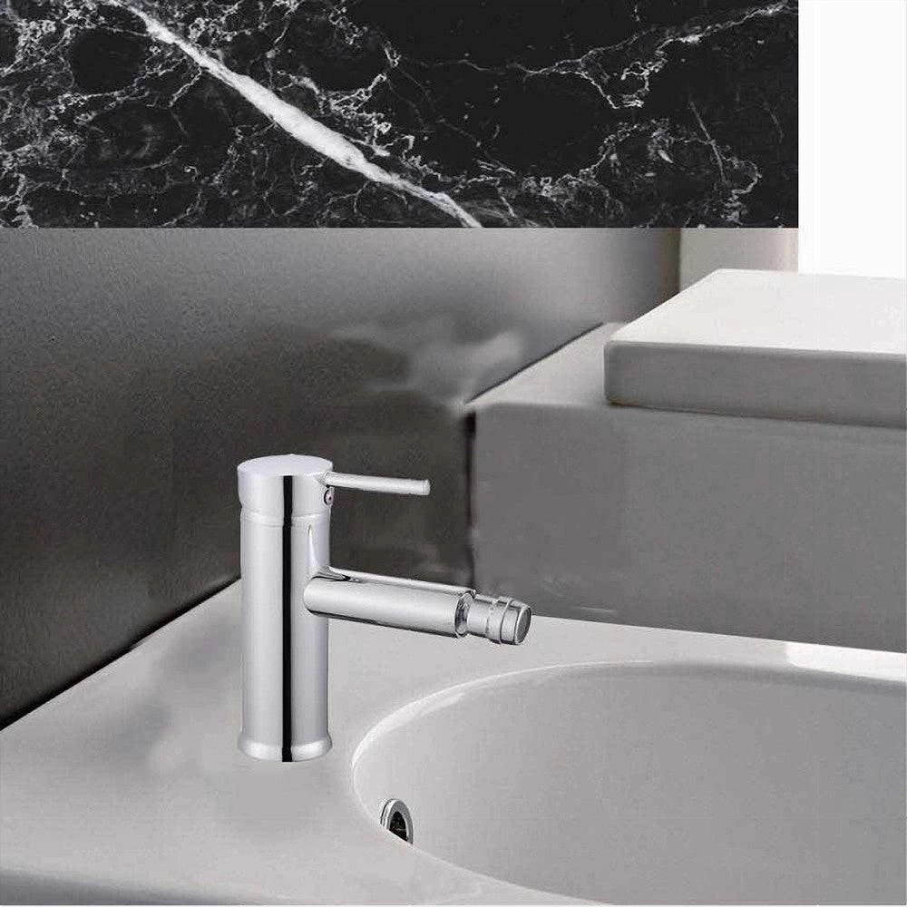 Trade Shop - Rubinetto Bagno Moderno Cromato Lucido Miscelatore Orientabile Per Bidet 87387 -