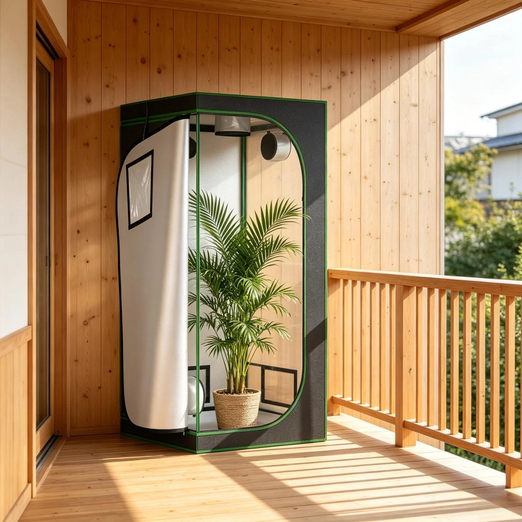 Semenzaio da giardino con ventilazioni regolabili e finestre di osservazione in tessuto oxford e acciaio nero 80 × 80 × 180 cm