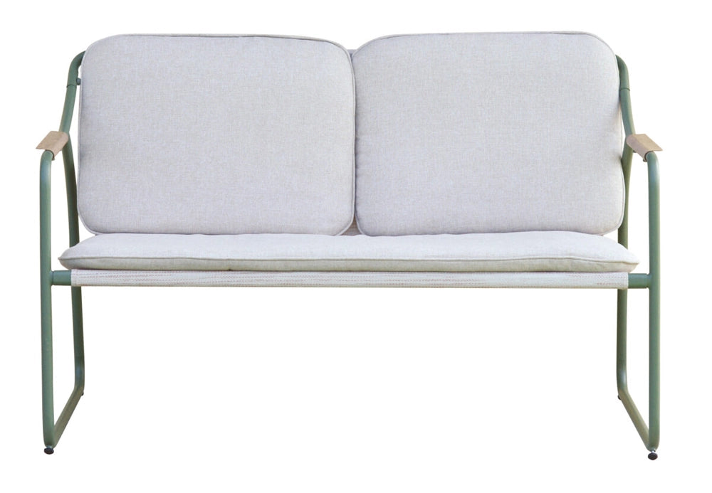 Cheonda - Salotto Tinos in ferro e textilene Greenwood Materiale: Ferro e textilene, Colore: Verde