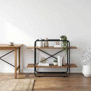 Libreria 2 livelli 100 x 35 x 70 cm PB Legno di quercia 8007802