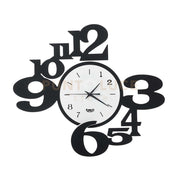 Orologio da parete di design a chiasmo King Nero e Bianco